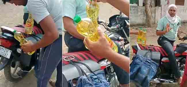 शालेय पोषण आहार चोरणा-या मुख्याध्यापकाला गावकऱ्यांनी रंगेहाथ पकडले