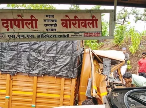Accident : बोरीवली दापोली एसटीला अपघात