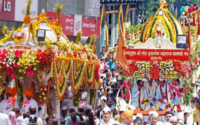 Ashadhi Ekadashi 2023: तुकोबा-ज्ञानोबांची पालख्या पुण्यनगरीत विसावल्या
