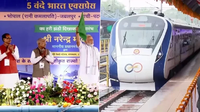 पंतप्रधान मोदींच्या हस्ते मुंबई-गोवासह ५ वंदे भारत एक्स्प्रेसचे लोकार्पण