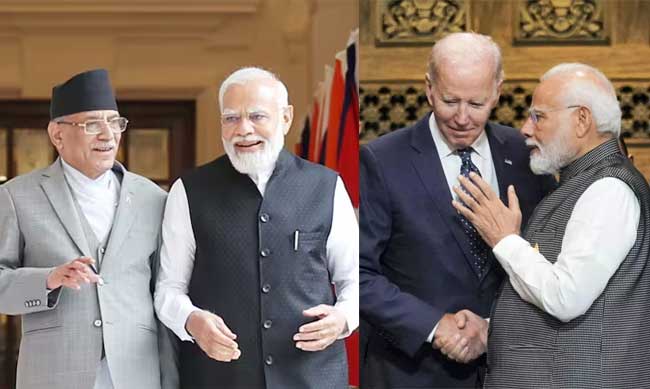 मोदींच्या भात्यात दोन आंतराष्ट्रीय बाण! एक नेपाळ आणि दूसरा अमेरिका