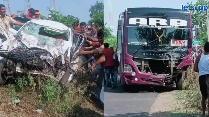नागभीड-नागपूर महामार्गावर भीषण अपघातात ६ जणांचा मृत्यू