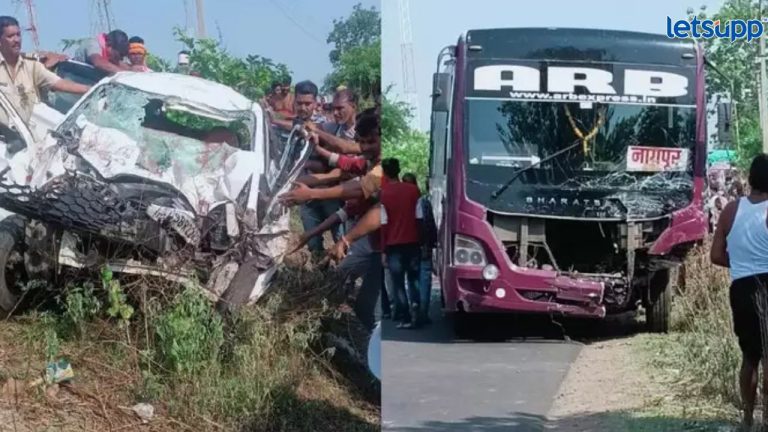 नागभीड-नागपूर महामार्गावर भीषण अपघातात ६ जणांचा मृत्यू
