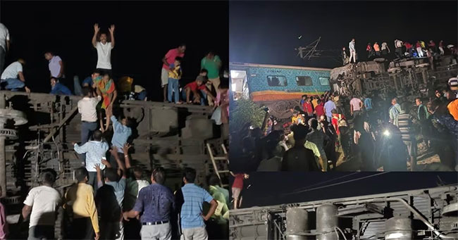तीन ट्रेन दुर्घटनेतील मृतांच्या नातेवाईकांना १० लाख, गंभीर जखमींना २ लाख