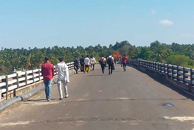 पाच टनाखालील वाहतुकीसाठी साळावपूल होणार उद्यापासून खुला!