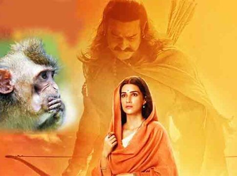 Jay Shri Ram : चित्रपटातल्या श्रीरामांना भेटायला साक्षात आले हनुमान, Video Viral