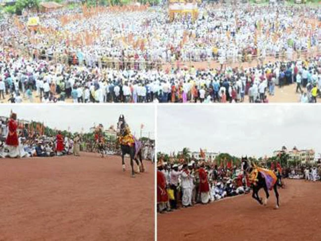 Wari : तुकोबांच्या पालखीचे इंदापूरात दुसरे अश्व रिंगण