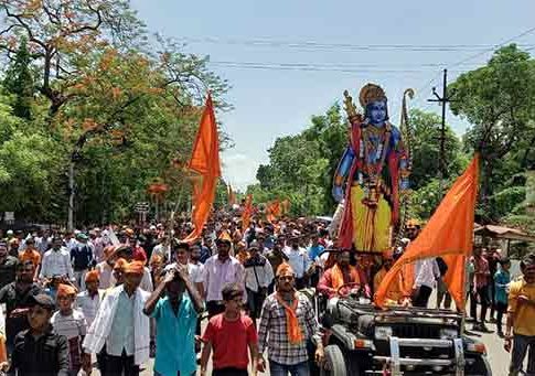 धुळ्यातील जन आक्रोश मोर्चा मधून मूर्ती विटंबनेच्या घटनेचा निषेध