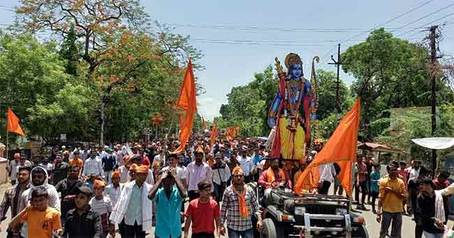 धुळ्यातील जन आक्रोश मोर्चा मधून मूर्ती विटंबनेच्या घटनेचा निषेध