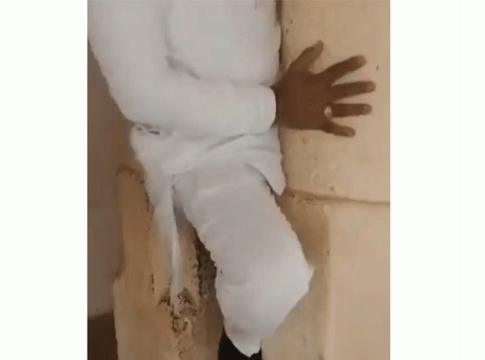 अरे रे! आमदार, पाप-पुण्य मोजायला गेले आणि खांबामध्ये अडकले; Video तुफान व्हायरल