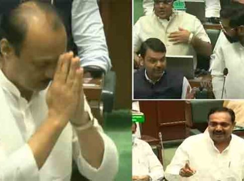 आणि अजितदादांना थेट मुख्यमंत्र्यांची खुर्ची मिळाली; खुद्द नार्वेकरांनीच हाताला धरुन बसवले खुर्चीत