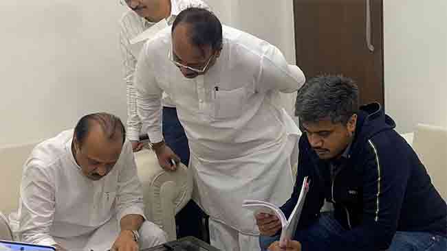 Ajit Pawar and-Rohit-Pawar
