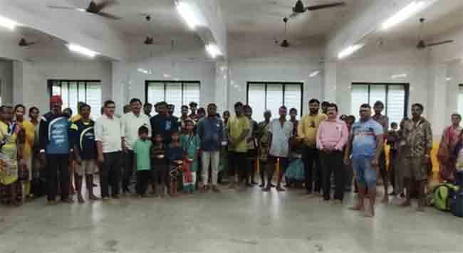 बारीवाडीतील १५० गावकऱ्यांचे १ तासात स्थलांतर