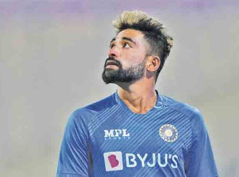 मोहम्मद सिराजला दुखापत, एकदिवसीय मालिकेतून केले रिलीज