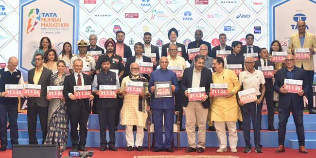 Mumbai Marathon : मुंबई मॅरेथॉन सर्वसमावेशक स्पर्धा – राज्यपाल रमेश बैस
