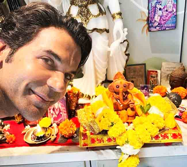 Ganeshotsav : राजकुमार रावचा इको-फ्रेंडली गणपती पाहिलाय का?