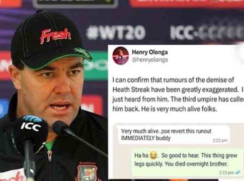 Heath Streak : मी जिवंत आहे!