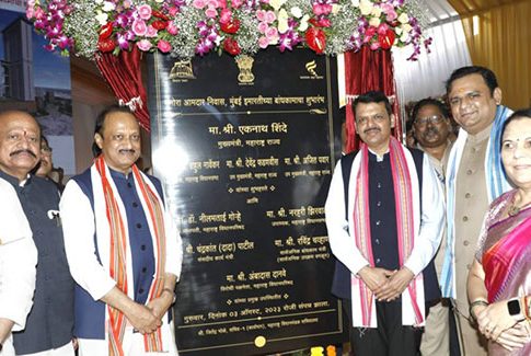 मुंबई येथे मनोरा आमदार निवास बांधकामाचा शुभारंभ