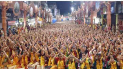 Pune: दगडूशेठ गणपतीसमोर ३६ हजार महिलांनी केले अथर्वशीर्षाचे पठण