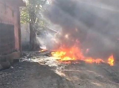 Fire: भिवंडीत केमिकल गोदामाला भीषण आग, जिवितहानी नाही