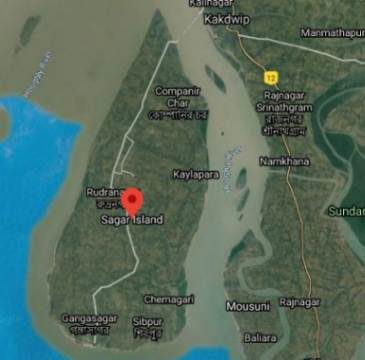 गंगासागर बेट नष्ट होण्याचा धोका