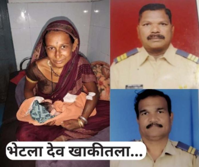 खाकीतून पाझरली माणुसकी