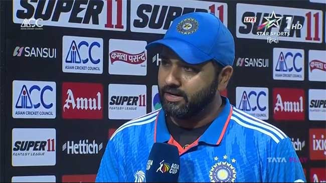 IND vs PAK: पाकिस्तानला हरवल्यानंतर रोहितकडून खेळाडूंचे कौतुक