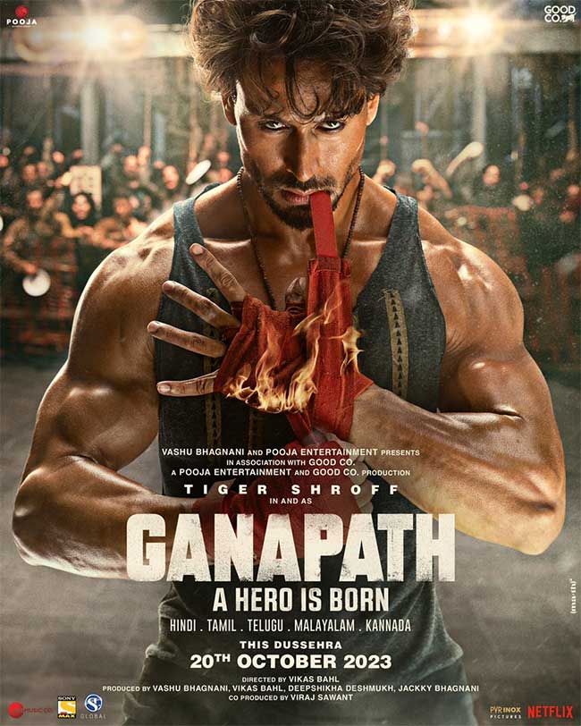 Ganapath: टायगर श्रॉफच्या ‘गणपत’ सिनेमाचे पोस्टर लाँच