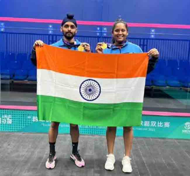 Asian Games 2023 : भारताच्या दीपिका पल्लीकल आणि हरिंदरपाल सिंग यांनी मिश्र दुहेरीत पटकावले सुवर्णपदक!