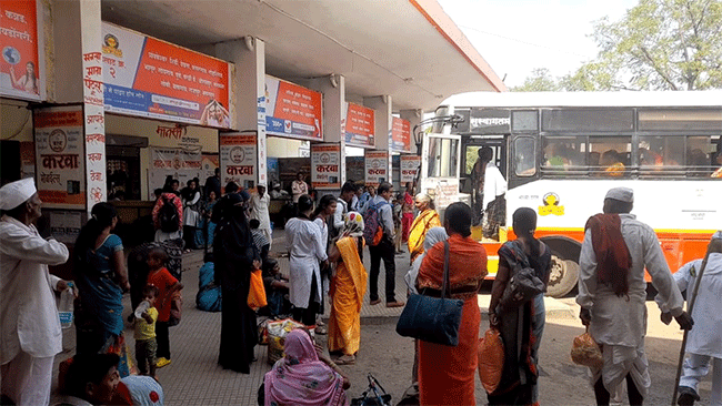 Maratha Andolan : मराठा आंदोलनामुळे नांदगाव बसस्थानकातून लांब पल्ल्याच्या बसेस बंद