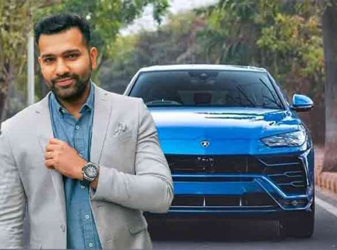 Rohit Sharma : रोहित शर्माचा काय हा निष्काळजीपणा! स्वतःच्या आलिशान गाडीने गेला पण...