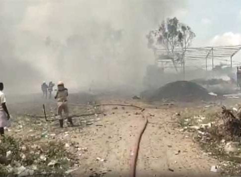Fire: तामिळनाडूत फटाक्यांच्या कंपनीला भीषण आग, १० जणांचा मृत्यू, १३ जखमी