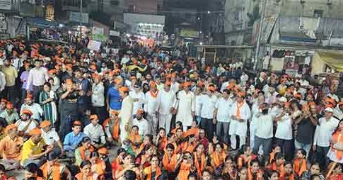 Maratha reservation: सातपूरला आरक्षण आणि पाठिंब्यासाठी कॅडल मार्च