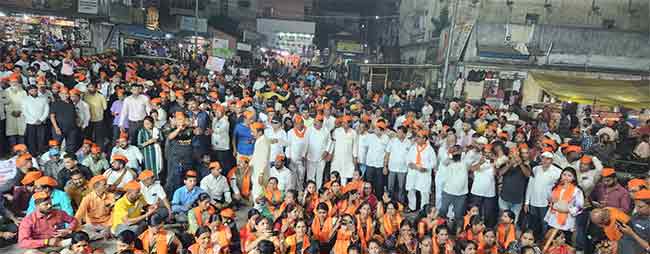 Maratha reservation: सातपूरला आरक्षण आणि पाठिंब्यासाठी कॅडल मार्च