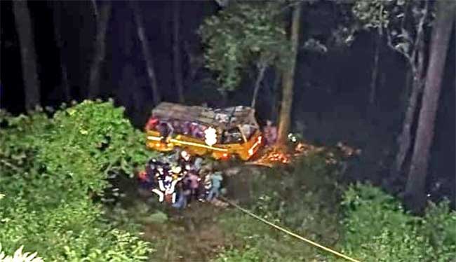 Bus Accident: नैनीतालमध्ये भीषण अपघात, ३२ प्रवाशांनी भरलेली बस दरीत कोसळली