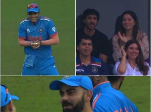 Watch: शुभमनने कॅच पकडल्यावर सारा तेंडुलकरच्या चेहऱ्यावर झळकला आनंद, व्हायरल झाली प्रतिक्रिया