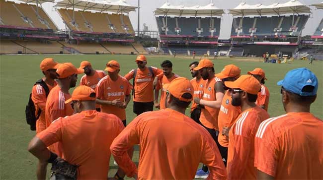 World cup 2023 : टीम इंडियाने विश्वचषक २०२३साठी सुरू केला सराव, नव्या जर्सीत दिसले