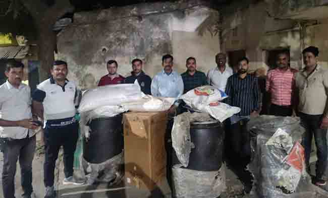 सोलापुरच्या एमडी पावडर गोडाऊनवर नाशिक पोलिसांचा छापा