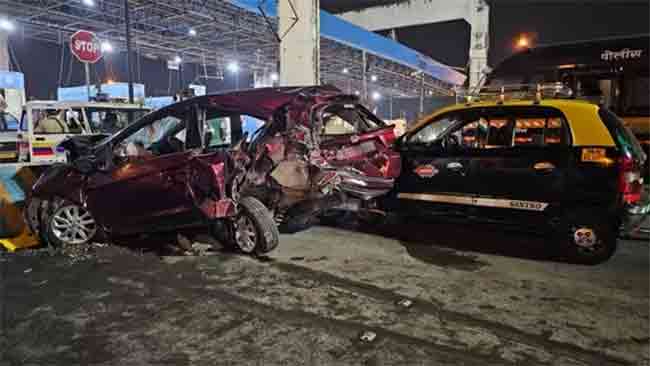 Bandra-Worli sea link accident : वरळी सीलिंकवर भाजप नेत्याला मारण्याचा प्रयत्न