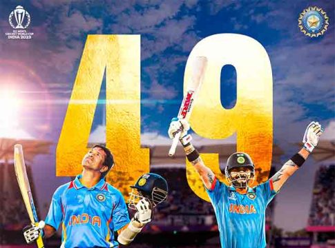 World Cup 2023: बर्थडेच्या दिवशी विराट कोहलीचे दमदार शतक, सचिनच्या विक्रमाशी केली बरोबरी