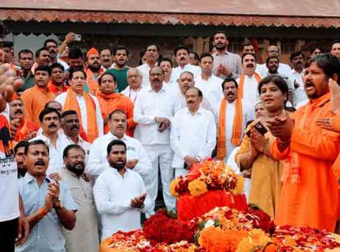 ‘अक्षत: कलश यात्रा’ चे नवी मुंबईत स्वागत