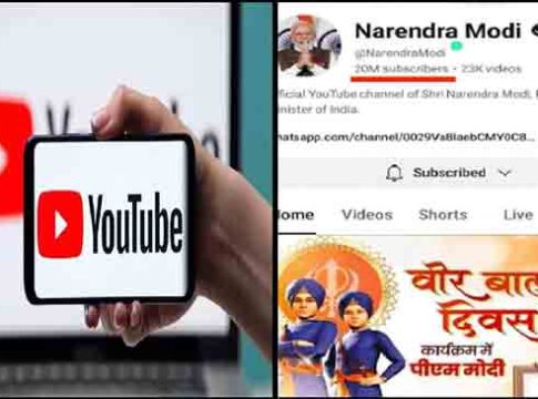 PM Modi : नरेंद्र मोदी ठरले जगातील बेस्ट युट्युबर पंतप्रधान