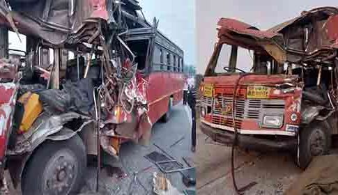 School picnic Accident : शाळेच्या सहलीच्या बसला भीषण अपघात!