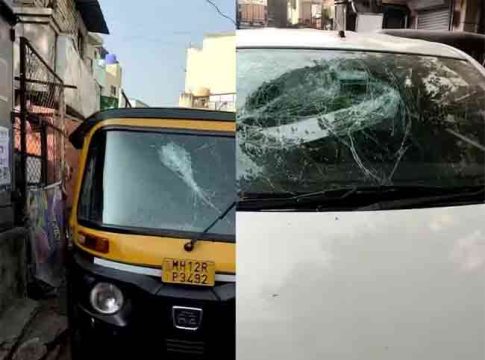 Pune news : पुण्यात येरवडा भागात १५ ते २० गाड्यांची तोडफोड