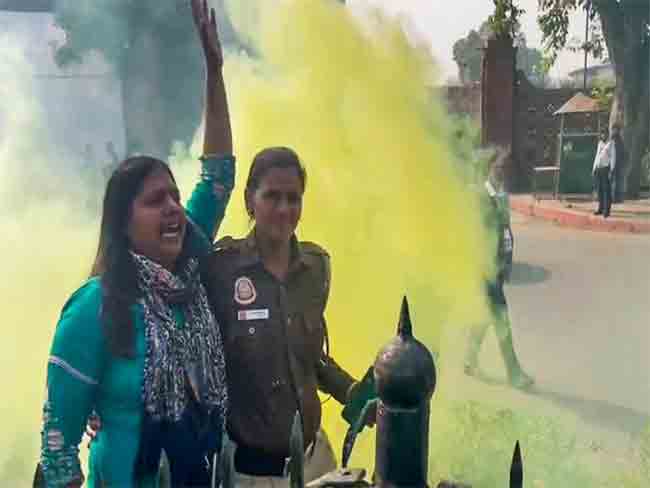 parliment security: ६ लोकांनी मिळून संसदेत केली होती घुसखोरी, ४ जण ताब्यात
