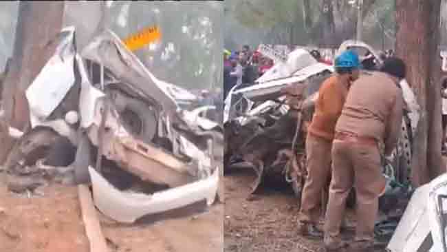 Accident News : नववर्षाच्या पहिल्याच दिवशी काळाचा घाला; पार्टी करुन परततानाच भीषण अपघात!