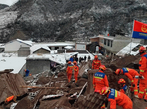China Landslide : चीनमध्ये भूस्खलनाची मोठी दुर्घटना; १८ घरे जमिनीखाली!