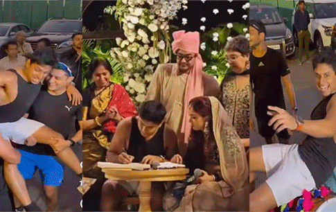 Ira-Nupur Wedding : आमिर खानच्या लेकीच्या लग्नात नवरदेव आला शॉर्टस् आणि सॅण्डो घालून; व्हिडीओ झाले व्हायरल...