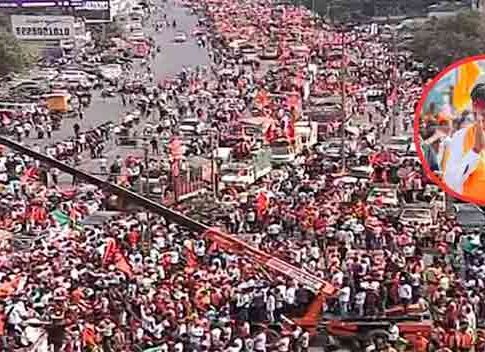 Manoj Jarange Patil : मराठा वादळ पाहून अधिका-यांची 'पळापळ'; अखेर जरांगेंनी पुण्यातील मार्ग बदलला