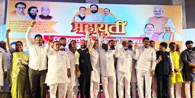 नाशिकमधील महायुतीच्या मेळाव्यात दिसली घटक पक्षांमध्ये नाराजी